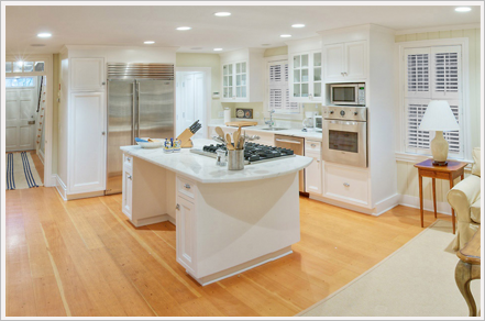 Modern white kitchen